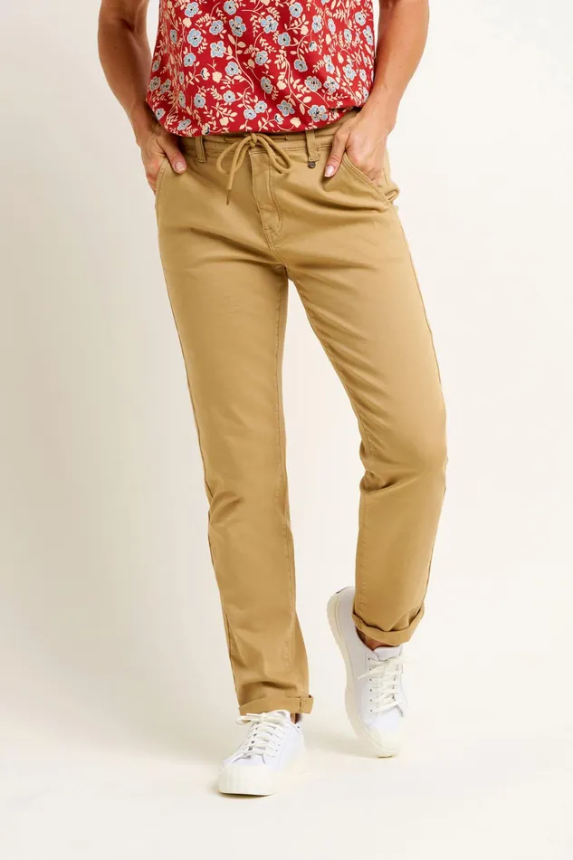 Women Brakeburn Trousers Skirts and Shorts Beige Winter Blake Two Trousers