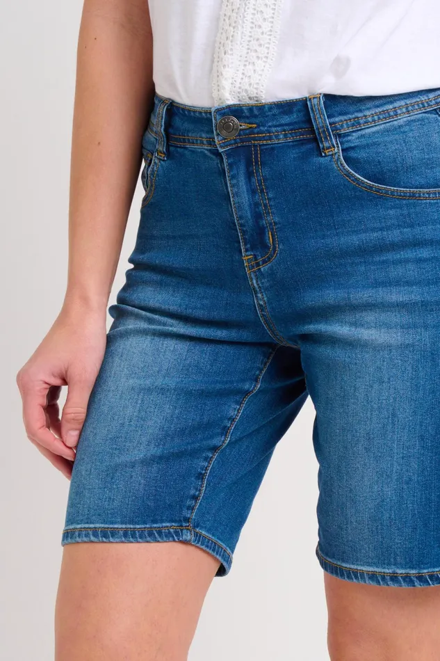 Women Brakeburn Trousers Skirts and Shorts Patra Dark Wash Shorts