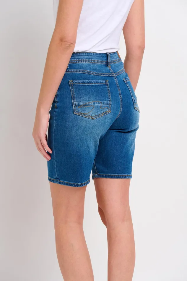 Women Brakeburn Trousers Skirts and Shorts Patra Dark Wash Shorts