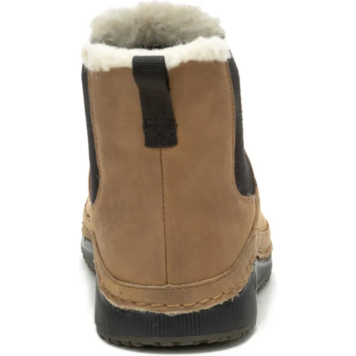 Women Chaco Boots Paonia Chelsea Fluff Boot Tan