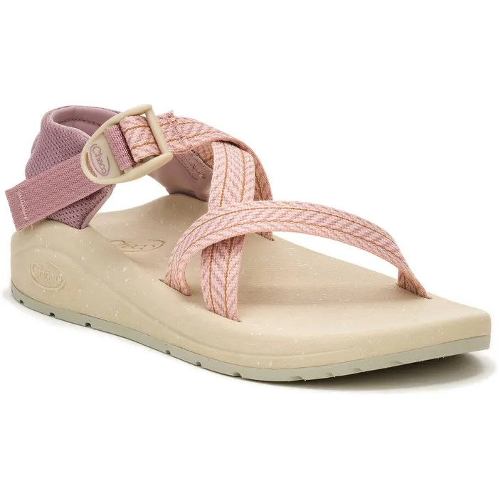 Women Chaco Z Adjustable Sandals Cushz Extra Cushioned Sandal Frond Pink Salt
