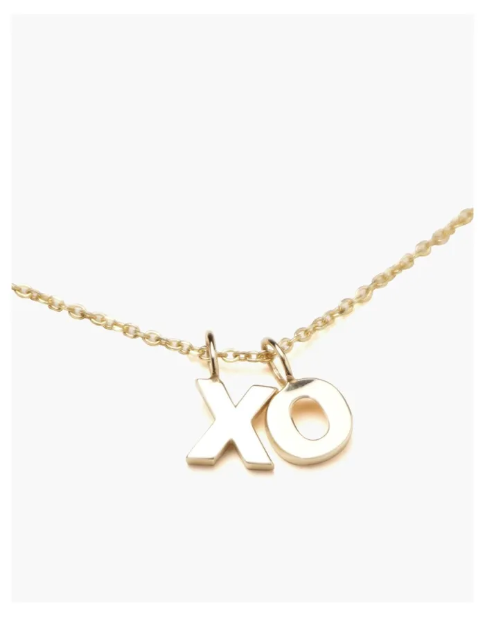 Women CHARLOTTE CAUWE STUDIO 14K XO Charm Necklace Gold Madewell Necklaces