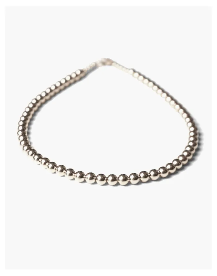 Women Charlotte Cauwe Studio Bead Necklace In Sterling Silver Silver Madewell Necklaces Women Charlotte Cauwe Studio Bead Necklace In Sterling Silver Silver Madewell Necklaces