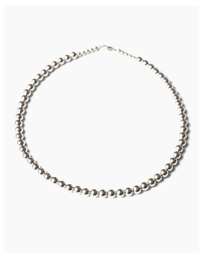 Women Charlotte Cauwe Studio Bead Necklace In Sterling Silver Silver Madewell Necklaces Women Charlotte Cauwe Studio Bead Necklace In Sterling Silver Silver Madewell Necklaces