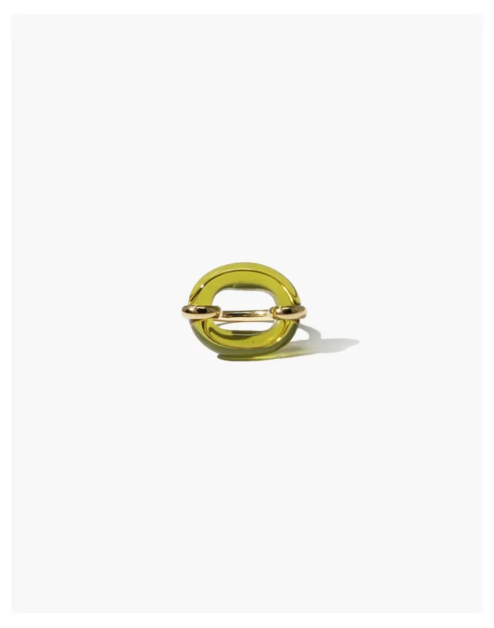 Women CLED In The Loop Ring Light Green Madewell Rings