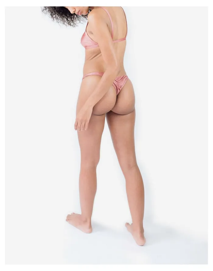 Women Clem Swimwear Mae Bikini Top Rose Gold Madewell Swim Women Clem Swimwear Mae Bikini Top Rose Gold Madewell Swim