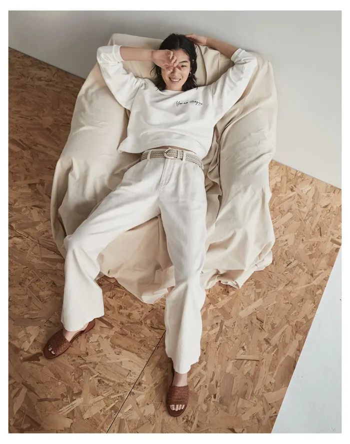 Women Cotton Linen Pleated Wide Leg Pants Lighthouse Madewell Pants Women Cotton Linen Pleated Wide Leg Pants Lighthouse Madewell Pants