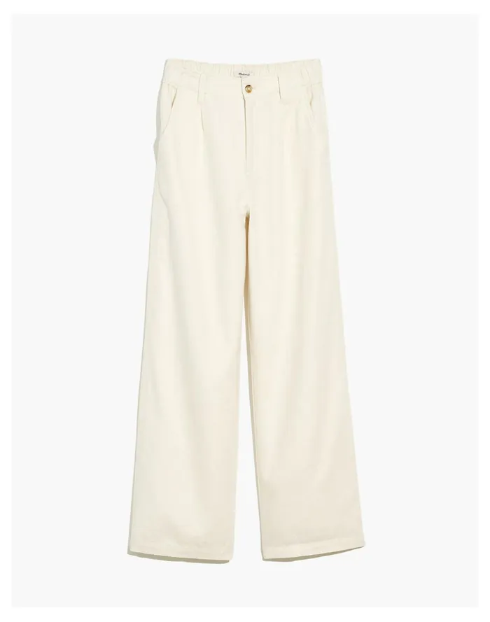 Women Cotton Linen Pleated Wide Leg Pants Lighthouse Madewell Pants Women Cotton Linen Pleated Wide Leg Pants Lighthouse Madewell Pants