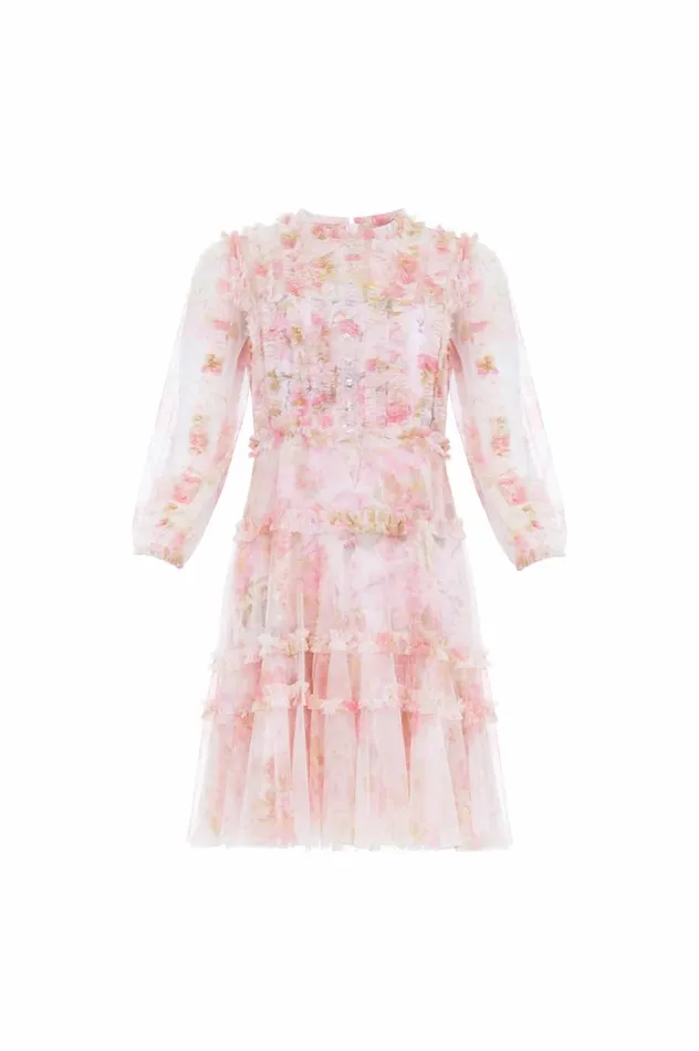 Women Day Dresses Needle and Thread Rose Bluebell Esme Micro Mini Dress Pink