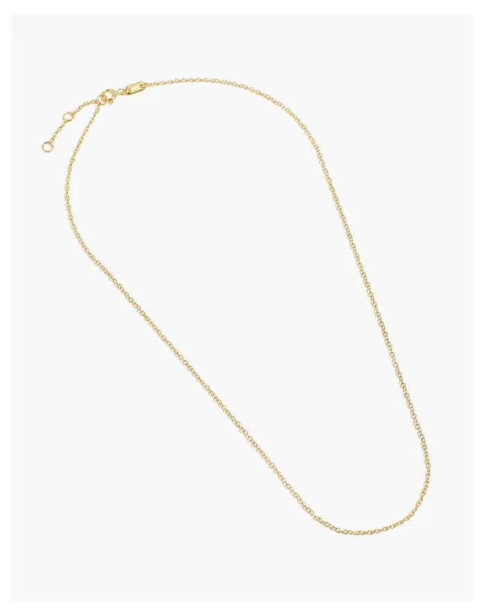 Women Delicate Collection Demi Fine 14k Plated Chain Necklace 14k Gold Madewell 14K GoldPlated Women Delicate Collection Demi Fine 14k Plated Chain Necklace 14k Gold Madewell 14K GoldPlated