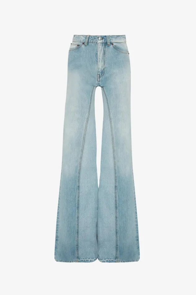 Women Denim Victoria Beckham Bianca Jean In Light Blue Denim