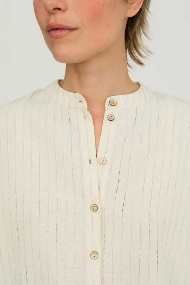 Women Dewdrop 8211 Neutral Stripes TWOTHIRDS Shirts