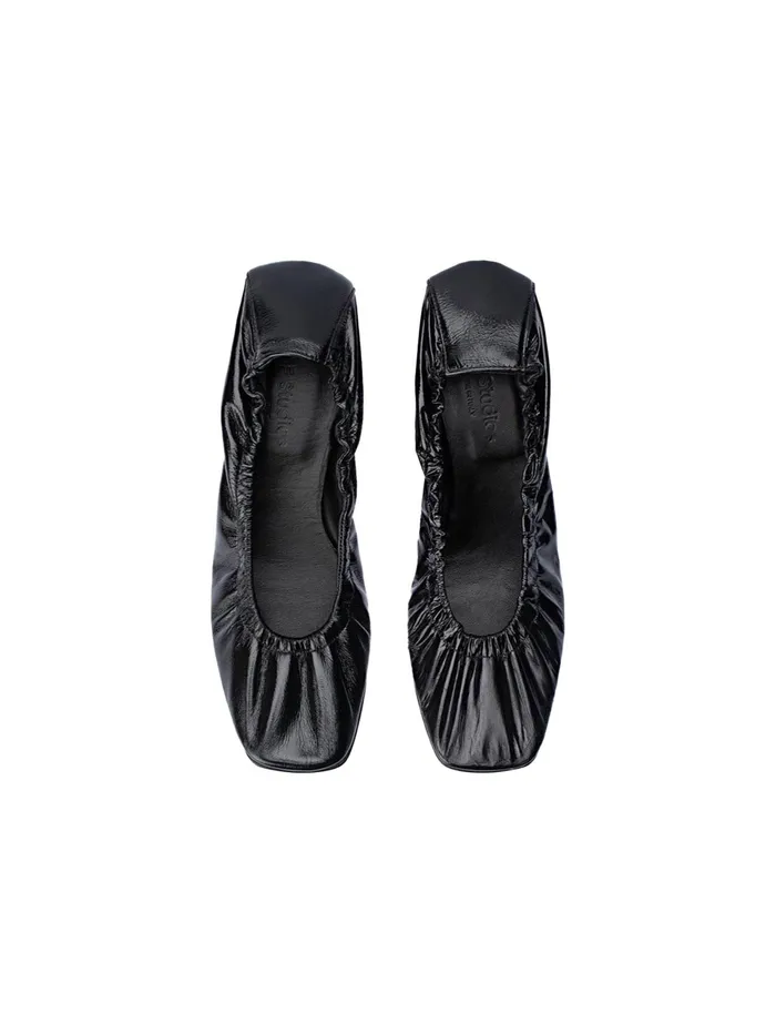 Women DOF Studios 8211 Mia Ballet Pumps In Black Nappa The UNDONE Heels