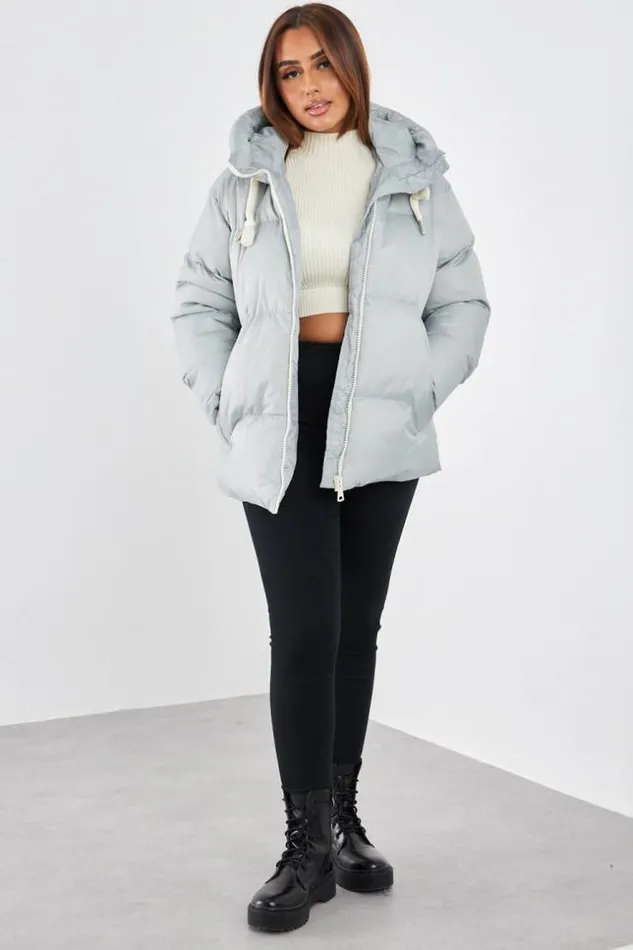 Women Doudoune Gris Matelasse Courte Grey Brentiny Paris Parkas And Down Jackets Women Doudoune Gris Matelasse Courte Grey Brentiny Paris Parkas And Down Jackets
