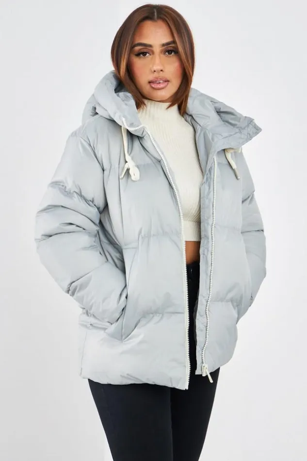 Women Doudoune Gris Matelasse Courte Grey Brentiny Paris Parkas And Down Jackets Women Doudoune Gris Matelasse Courte Grey Brentiny Paris Parkas And Down Jackets