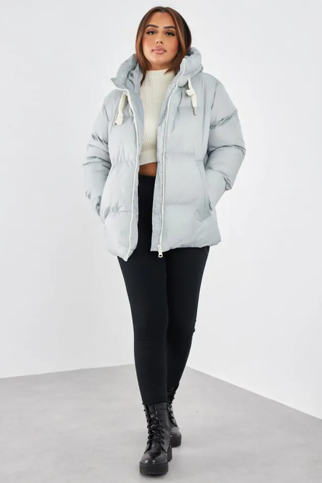 Women Doudoune Gris Matelasse Courte Grey Brentiny Paris Parkas And Down Jackets Women Doudoune Gris Matelasse Courte Grey Brentiny Paris Parkas And Down Jackets