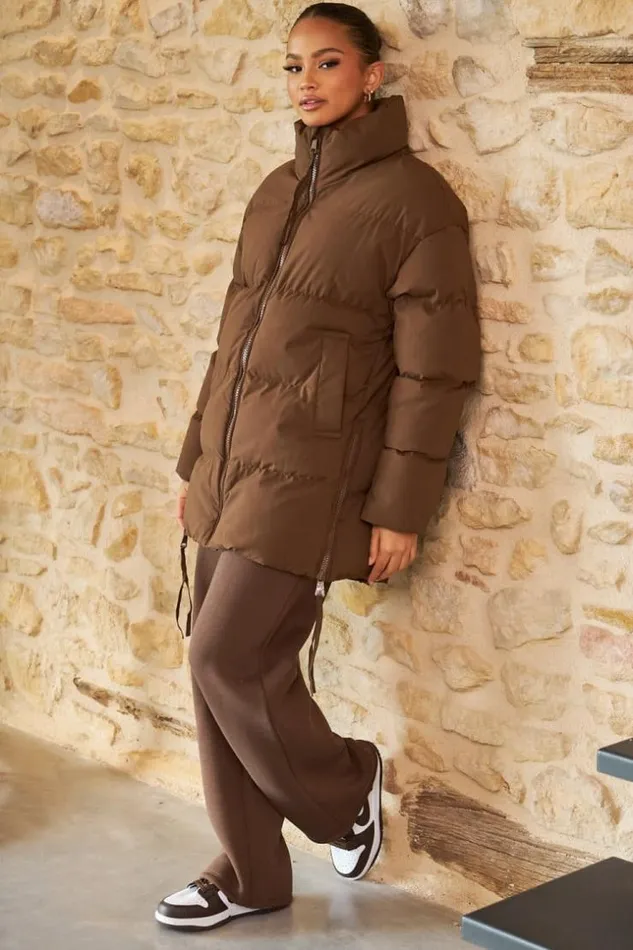 Women Doudoune Marron Matelasse MiLongue Brown Brentiny Paris Parkas And Down Jackets Women Doudoune Marron Matelasse MiLongue Brown Brentiny Paris Parkas And Down Jackets