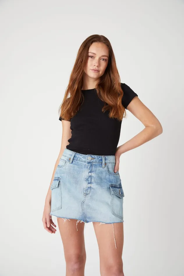 Women Dresses and Skirts Blank Nyc Road Line Skirt