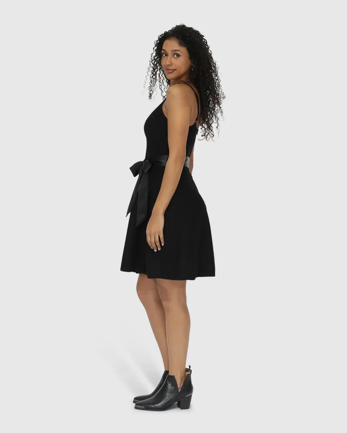 Women Dresses Belle and Bloom Love Her Madly Knit Dress 8211 Black