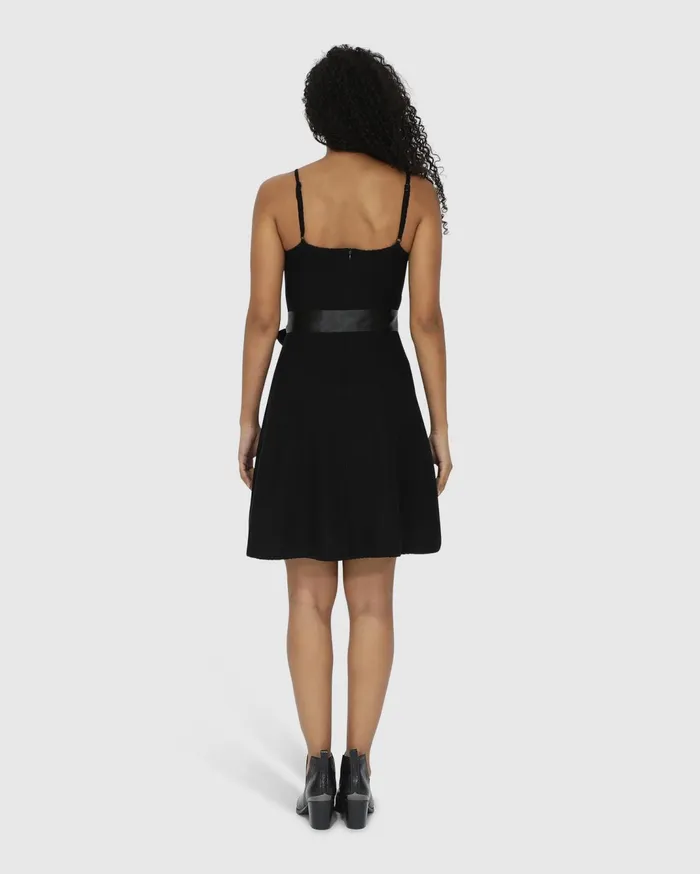 Women Dresses Belle and Bloom Love Her Madly Knit Dress 8211 Black
