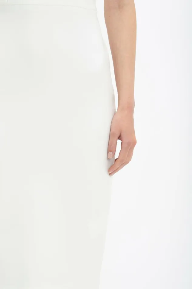 Women Dresses Victoria Beckham Fitted Tshirt Dress In Ivory