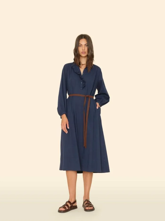 Women Dresses Xirena Navy Caspy Dress