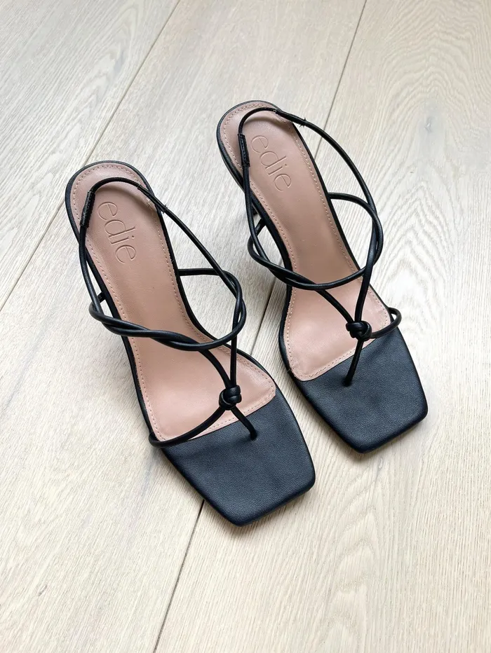 Women Edie Collective 8211 The Betty Knot Heel In Black The UNDONE Heels