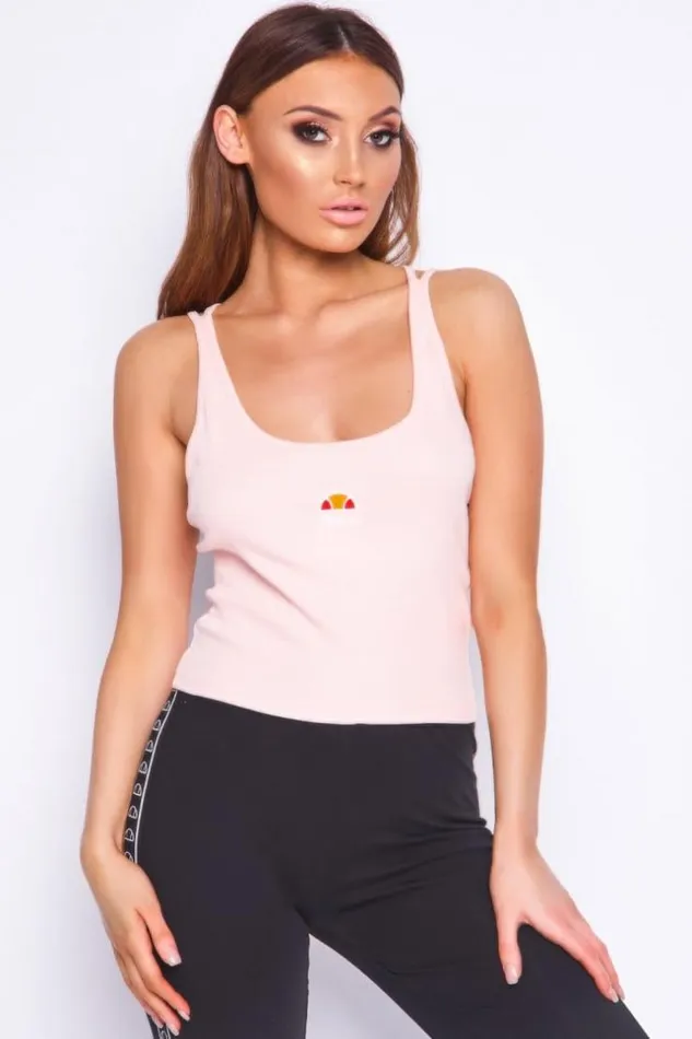 Women Ellesse Plain Crop Top Tank Top Brentiny Paris Lace Tops