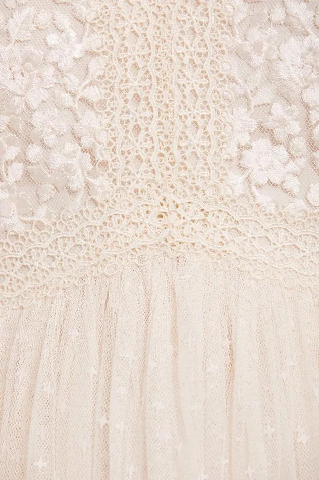 Women Embroidered Dresses Needle and Thread Celestia Ribbon Bodice Ankle Gown Champagne Women Embroidered Dresses Needle and Thread Celestia Ribbon Bodice Ankle Gown Champagne