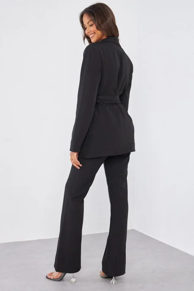 Women Ensemble 2 Pices Blazer Pantalon Tailleur Noir Black Brentiny Paris Jackets Women Ensemble 2 Pices Blazer Pantalon Tailleur Noir Black Brentiny Paris Jackets