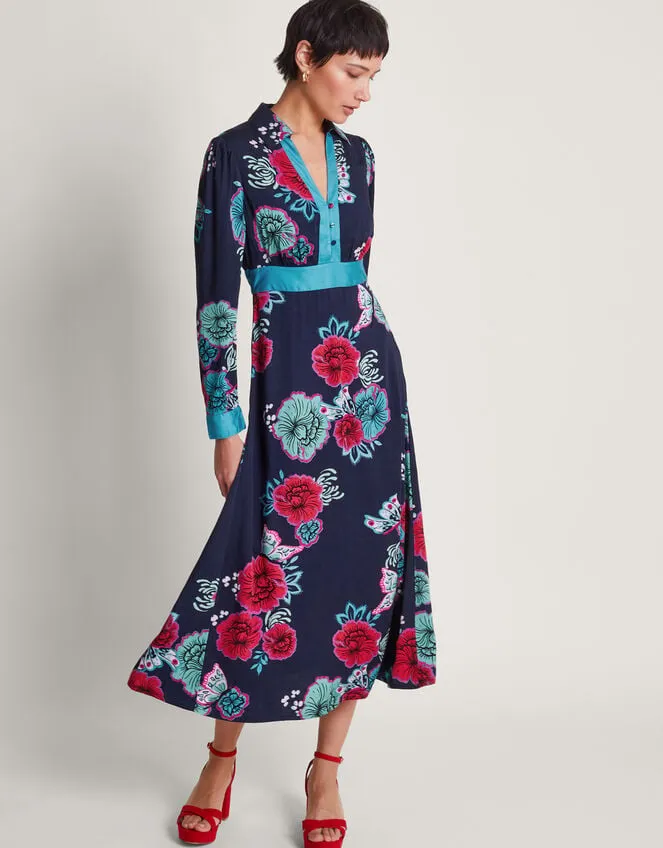 Women Esme Shirt Dress Blue Monsoon Occasionwear