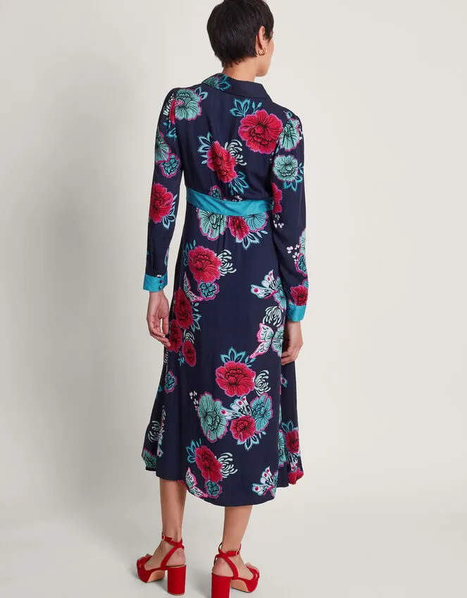 Women Esme Shirt Dress Blue Monsoon Occasionwear