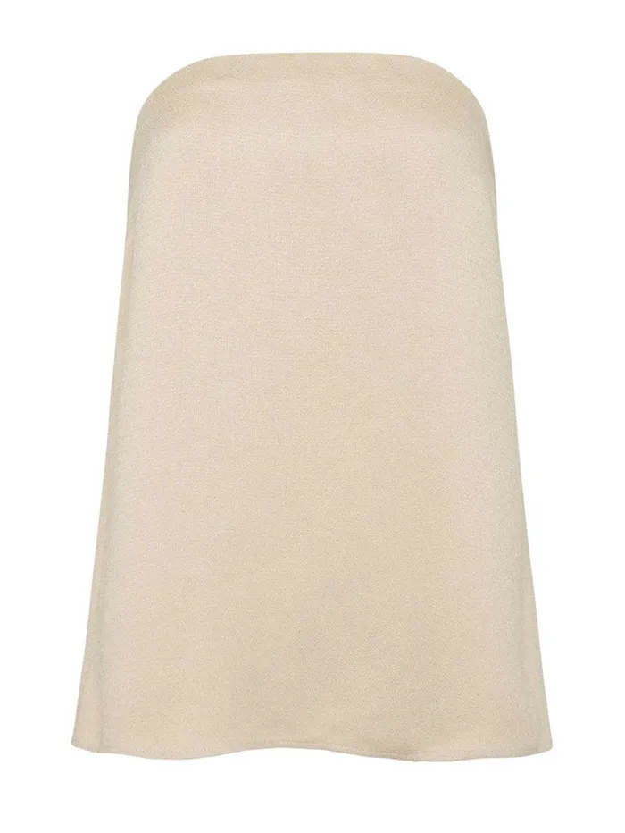 Women Esse Studios 8211 Oude Column Top In Cream The UNDONE Tops