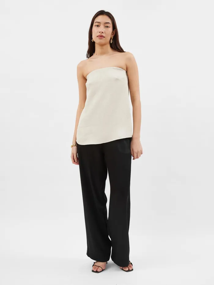 Women Esse Studios 8211 Oude Column Top In Cream The UNDONE Tops