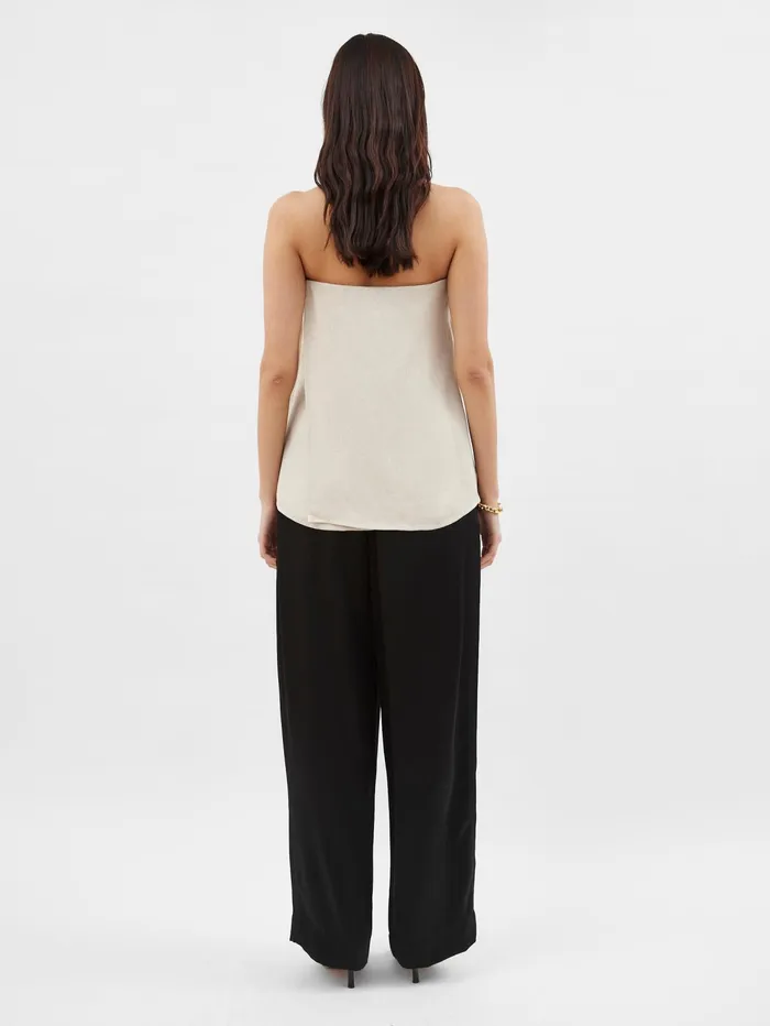 Women Esse Studios 8211 Oude Column Top In Cream The UNDONE Tops