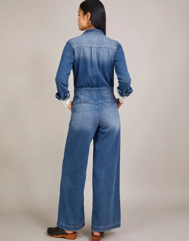 Women Etta WideLeg Jumpsuit Blue Monsoon Dresses