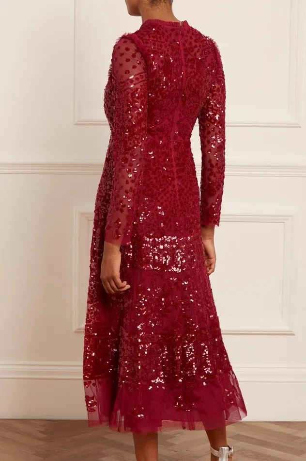 Women Evening Dresses Needle and Thread Aurora Ballerina Dress Red