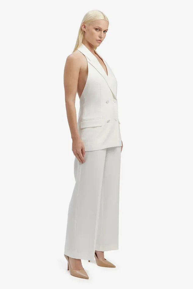 Women Fashion Tops Bardot Freya Longline Vest In Orchid White Orchid White Women Fashion Tops Bardot Freya Longline Vest In Orchid White Orchid White