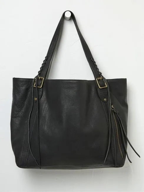 Women Fatface Bags and Wallets June Black Tote Bag