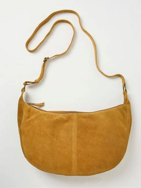 Women Fatface Bags and Wallets Winslow Yellow Sling Bag