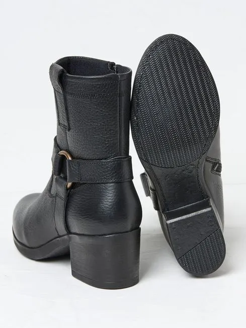 Women Fatface Boots Hazel Black Hazel Mid Heel Boots Women Fatface Boots Hazel Black Hazel Mid Heel Boots