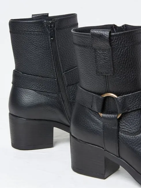 Women Fatface Boots Hazel Black Hazel Mid Heel Boots Women Fatface Boots Hazel Black Hazel Mid Heel Boots