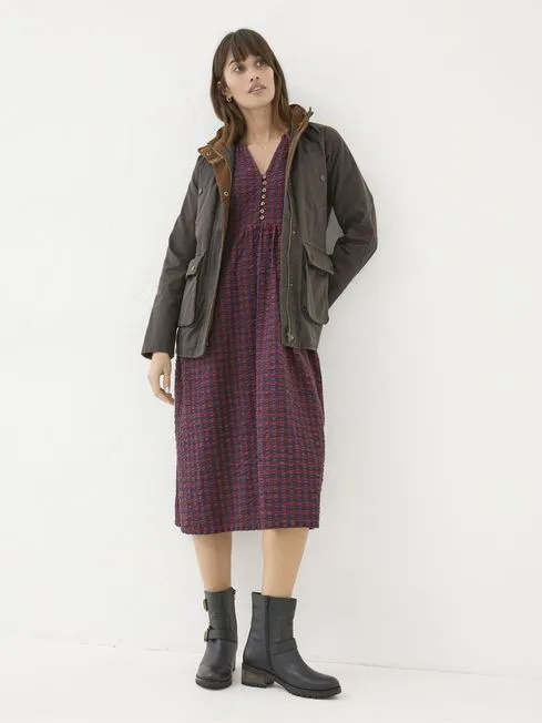 Women Fatface Coats and Jackets Brown Sussex Heritage Coat
