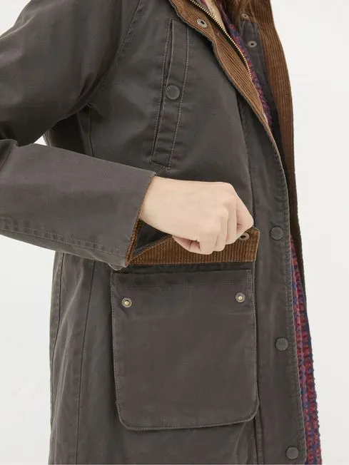 Women Fatface Coats and Jackets Brown Sussex Heritage Coat