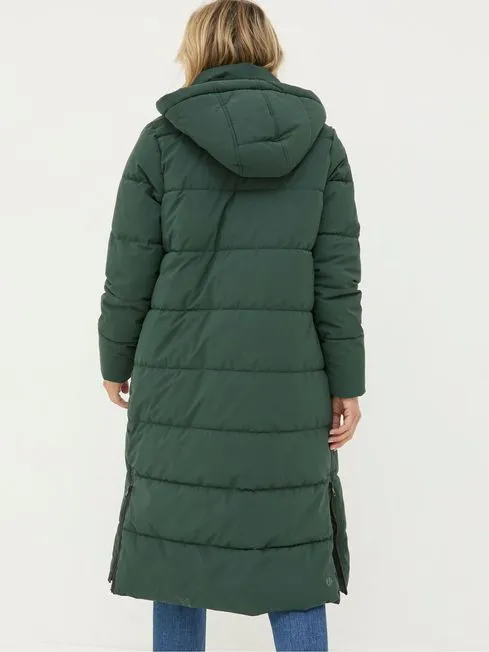 Women Fatface Coats and Jackets Harley Green Long Puffer Coat
