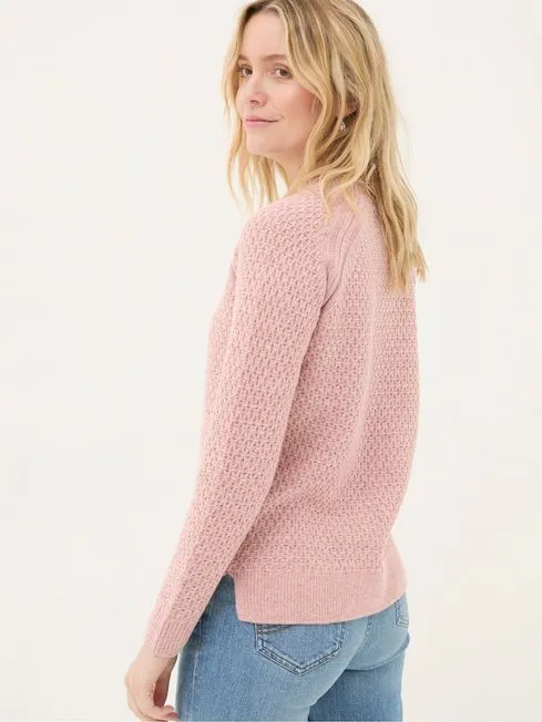 Women Fatface Knitwear Ella Pink Jumper Women Fatface Knitwear Ella Pink Jumper