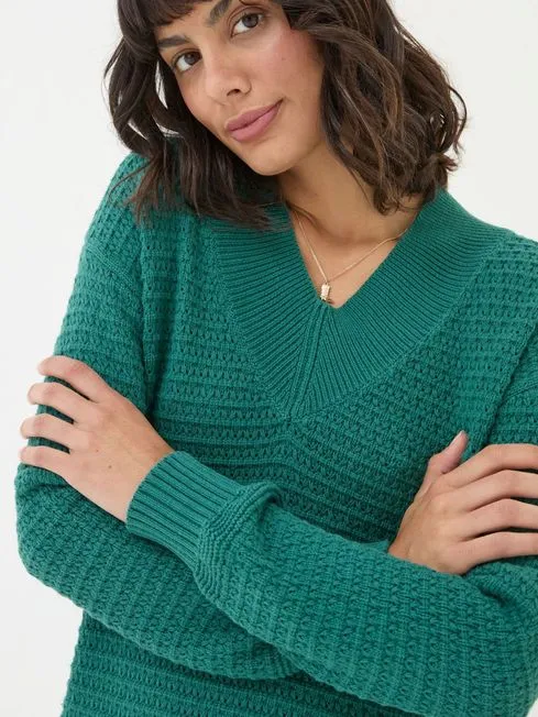 Women Fatface Knitwear Green Fernlea Tunic 100 Cotton Jumper Women Fatface Knitwear Green Fernlea Tunic 100 Cotton Jumper