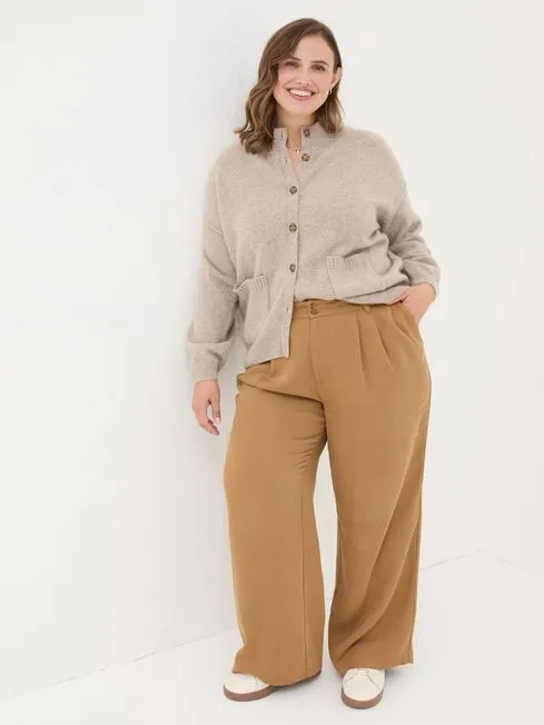 Women Fatface Knitwear Oatmeal Lyanna Cardigan Women Fatface Knitwear Oatmeal Lyanna Cardigan
