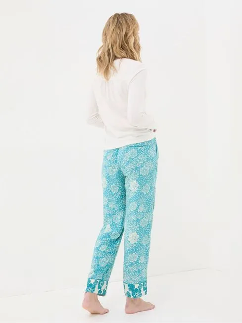 Women Fatface Loungewear Eva Blue Spaced Floral Trousers Women Fatface Loungewear Eva Blue Spaced Floral Trousers