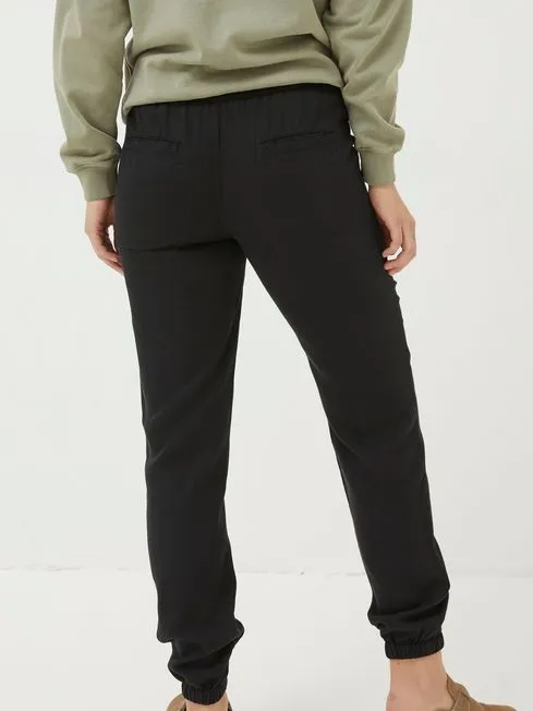 Women Fatface Loungewear Lyme Black Cargo Cuffed Joggers Women Fatface Loungewear Lyme Black Cargo Cuffed Joggers